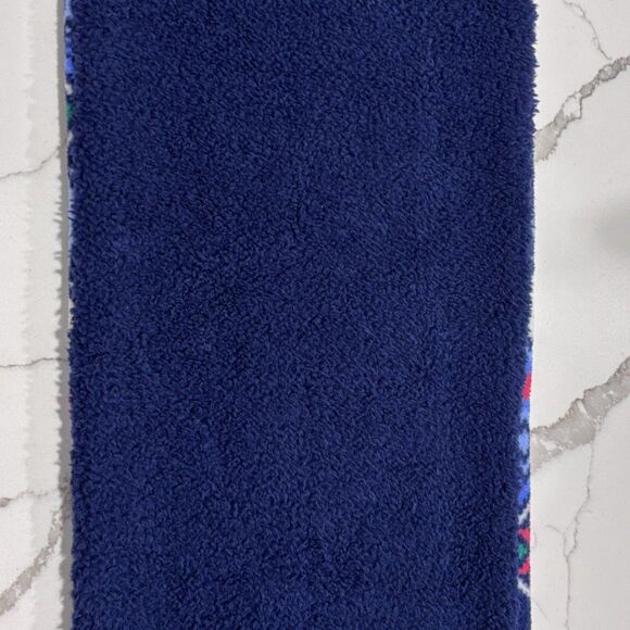 LANDS' END Women's Fleece Fair Isle Print Reindeer Snowflakes Scarf Gloves Set 7 - Picture 14 of 16